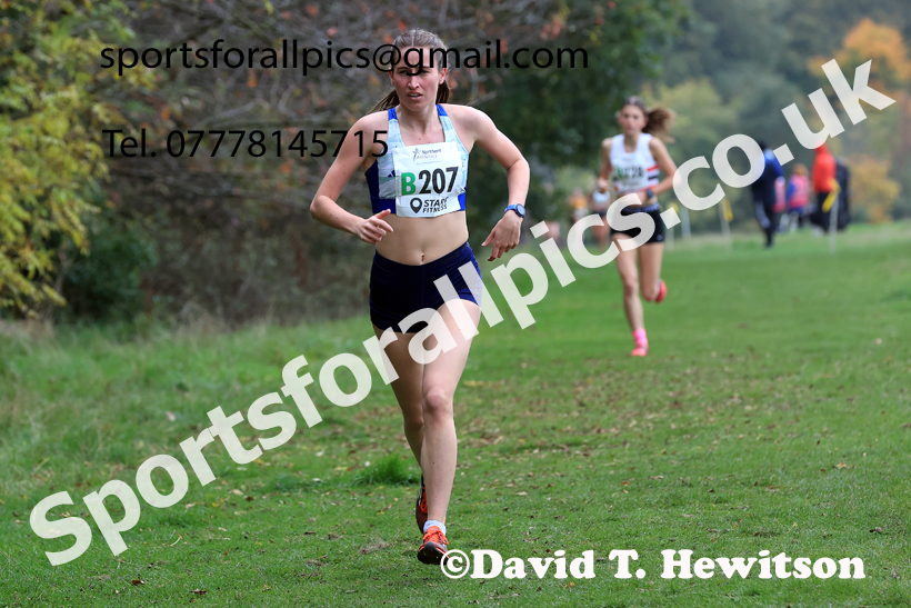 Senior Womens relay, 2025 Northern Cross Country Relays, Graves Park, Sheffield. Photo: David T. Hewitson/Sports for All Pics